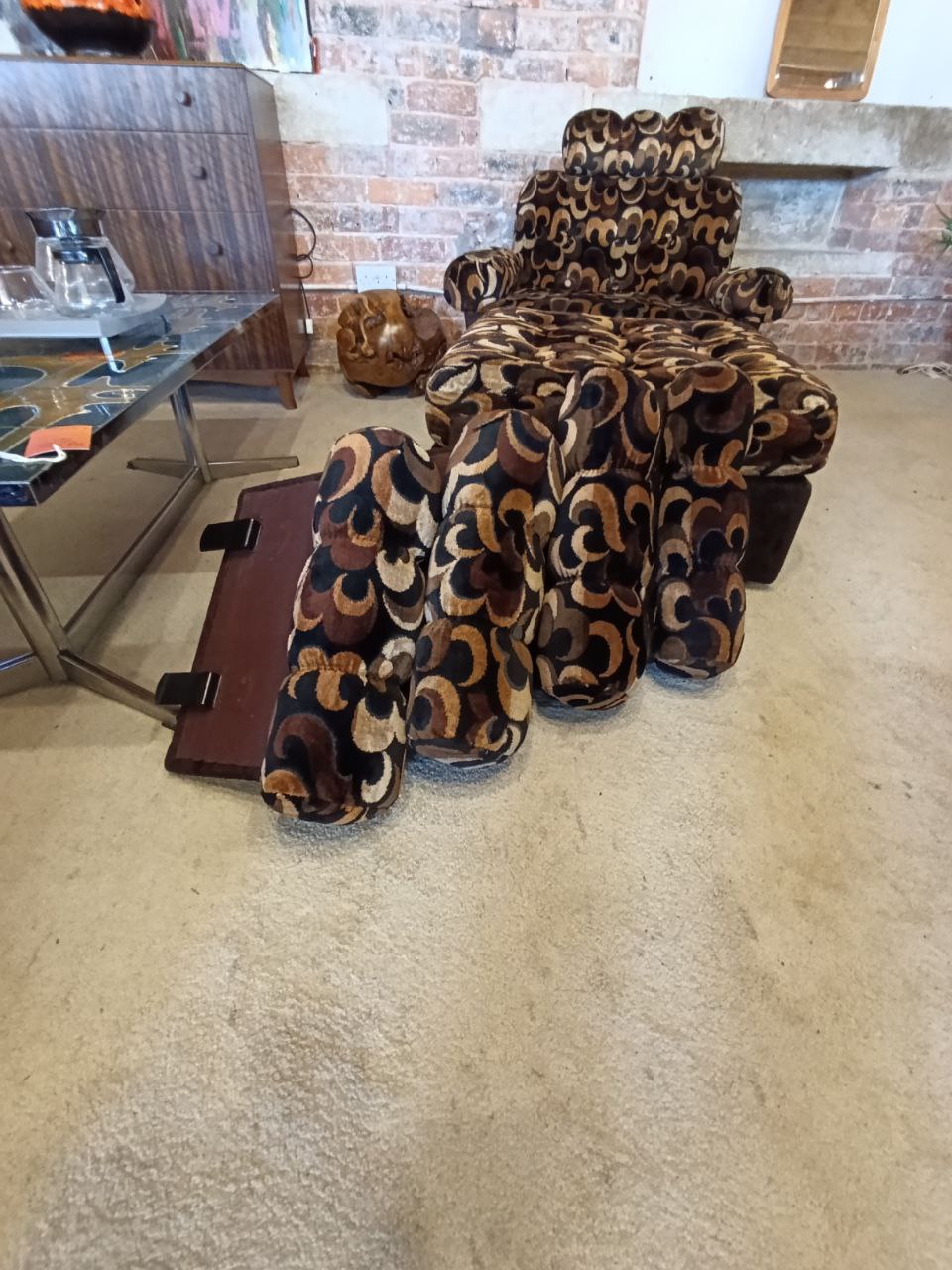 Rare 1970s German Modular Sofa Set - Iconic Design with Reupholstery Option