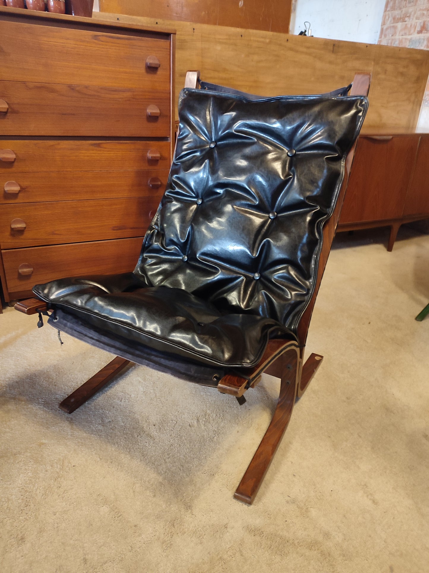 Pair of vintage "Siesta" armchairs by Ingmar Relling for Westnofa
