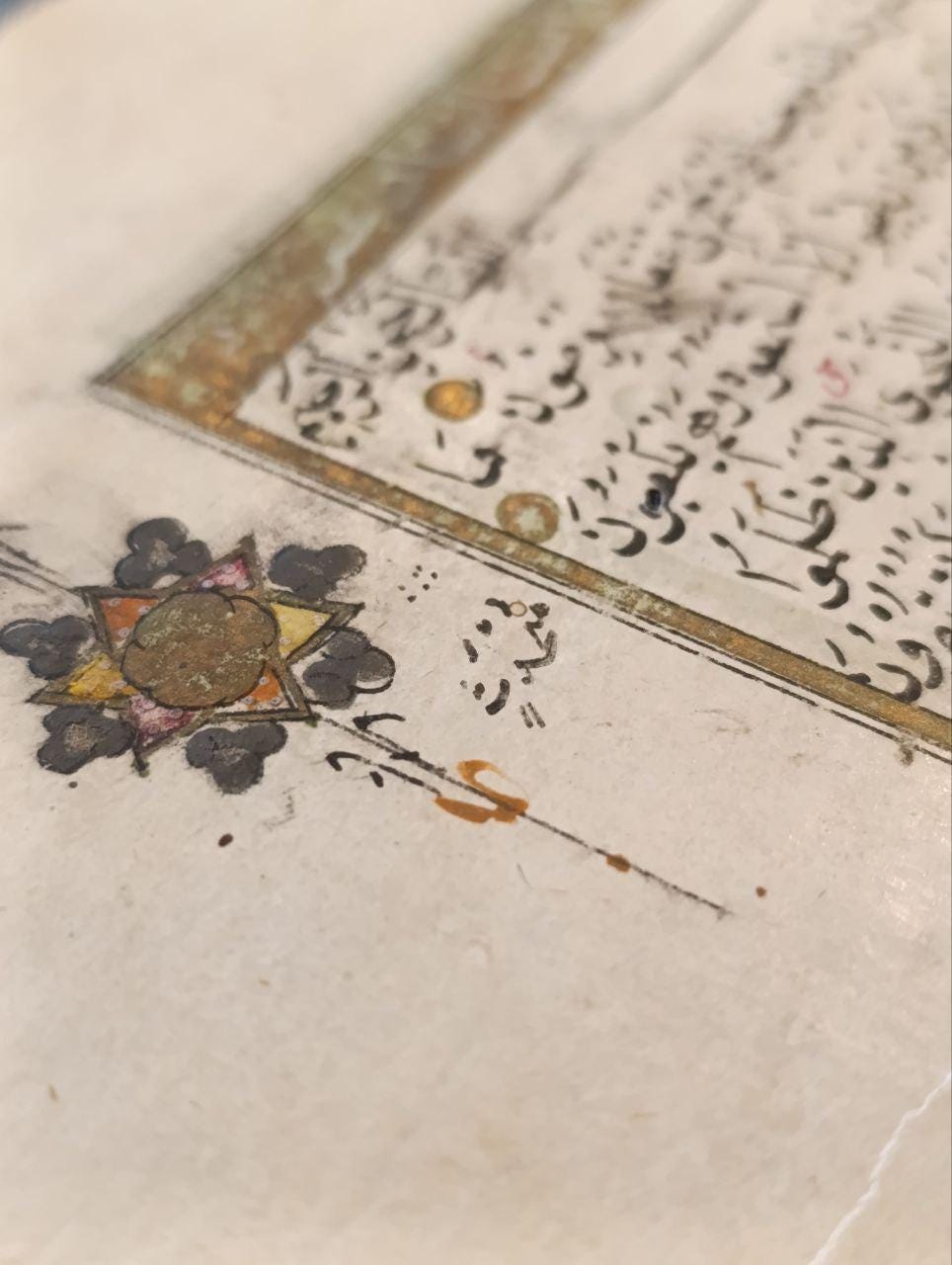 Rare Ottoman Turkey Qur’an from the 1800s, (Six Bifolios, Two Consecutive and Five Folios)
