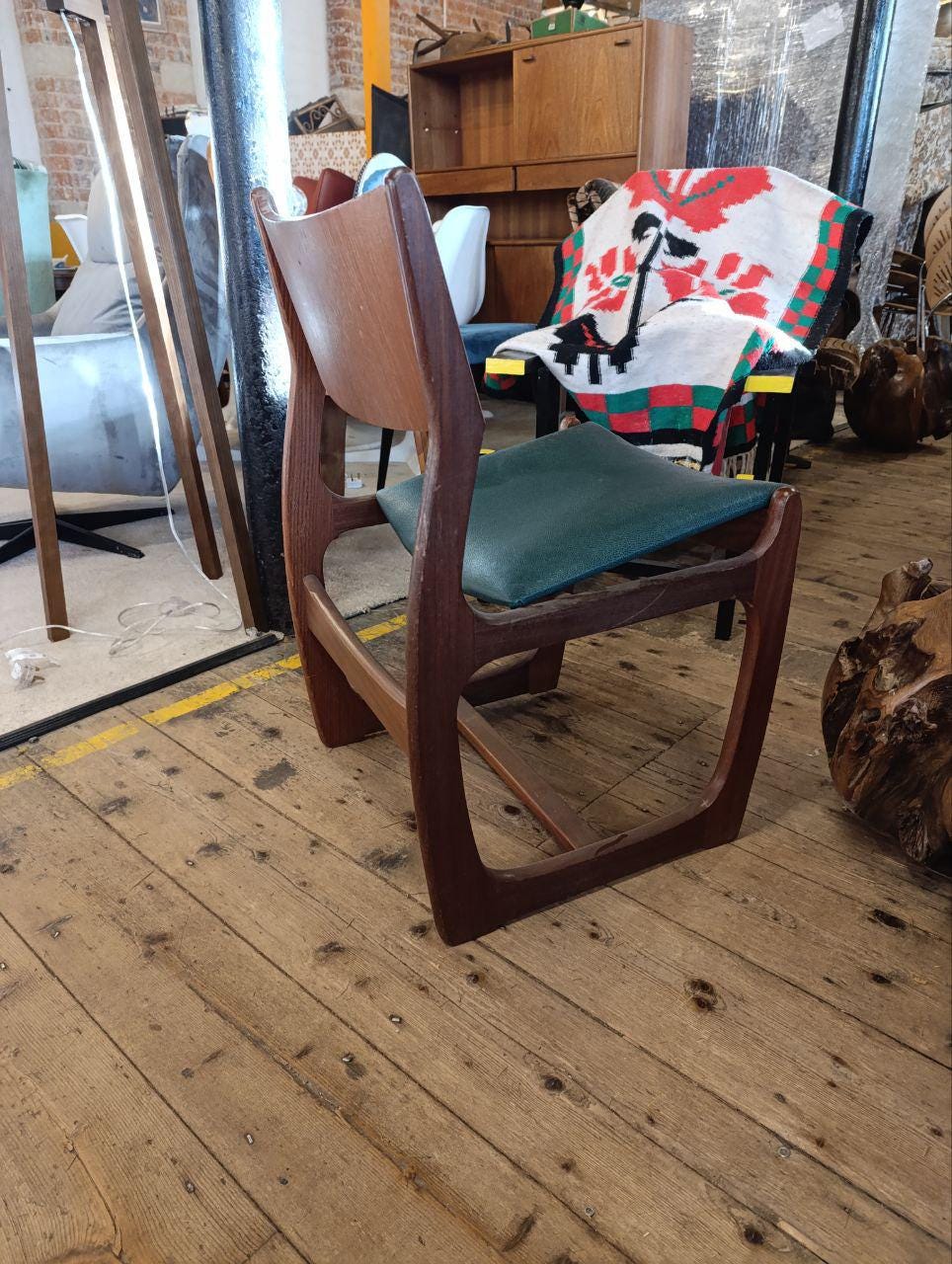 Set of 4 British Dining Chairs by Portwood in Teak – 1960s