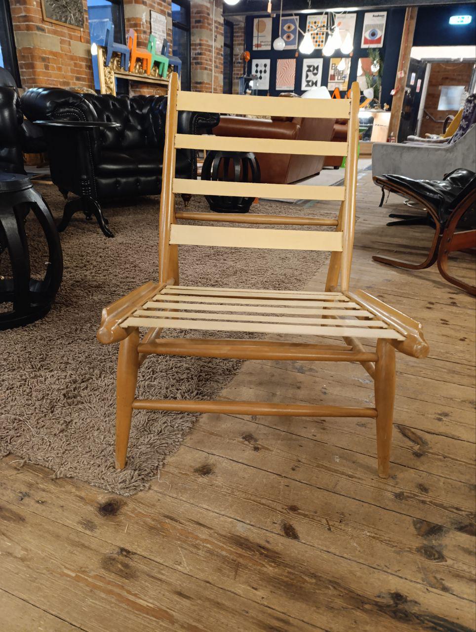 Rare Vintage Ercol 427 Easy Chair - 1960s - Newly Restored