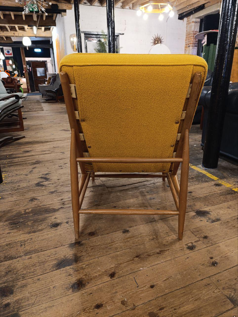 Rare Vintage Ercol 427 Easy Chair - 1960s - Newly Restored