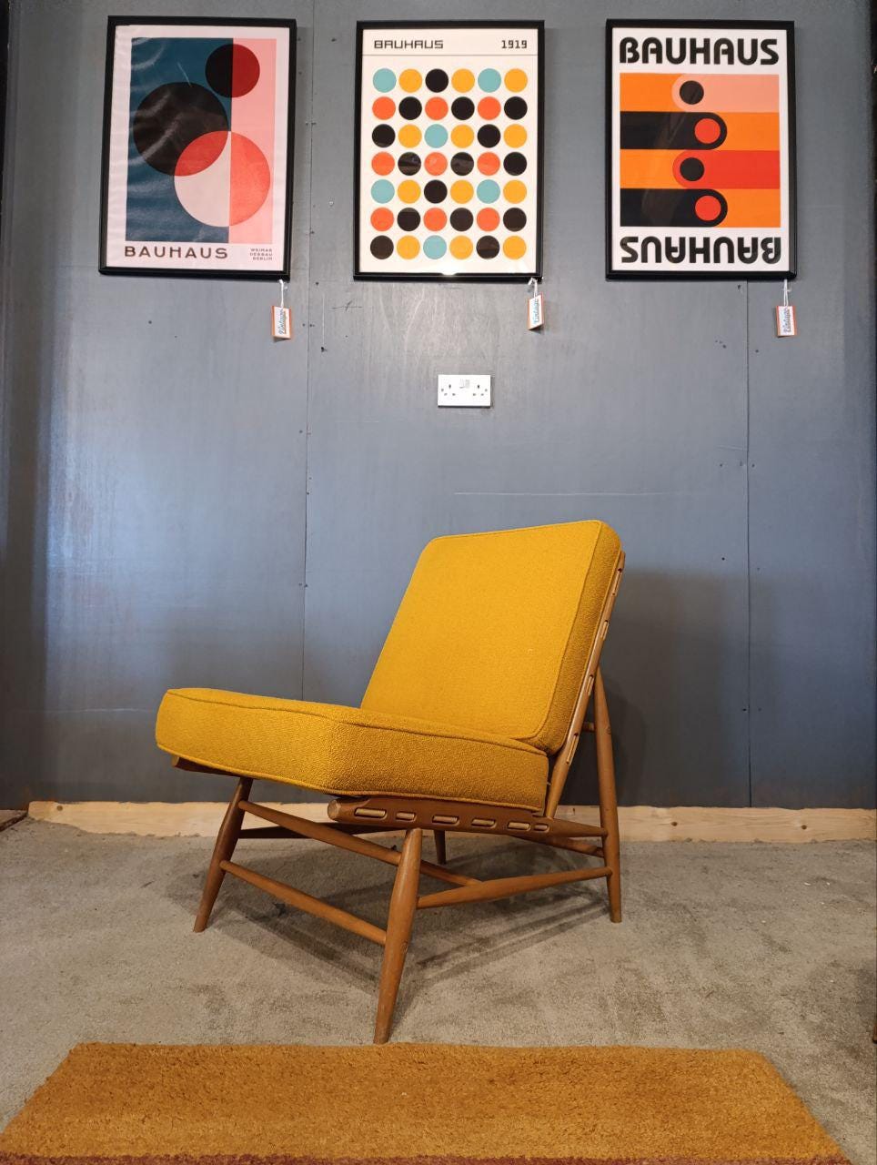 Rare Vintage Ercol 427 Easy Chair - 1960s - Newly Restored
