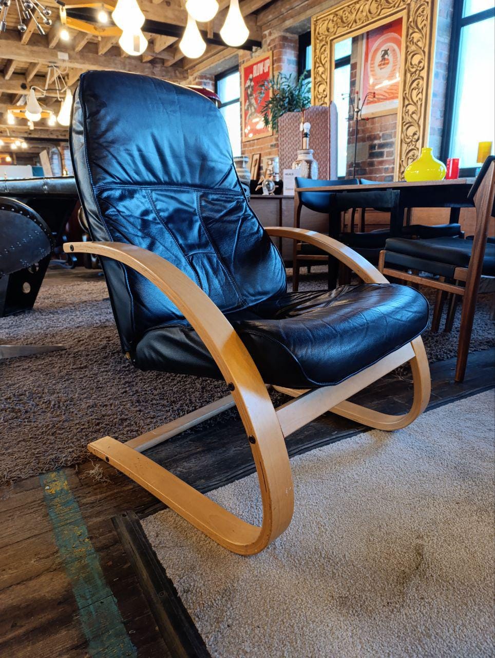 Rare 1980s Danish Armchair & Footstool by Jørgen Kastholm for Unico