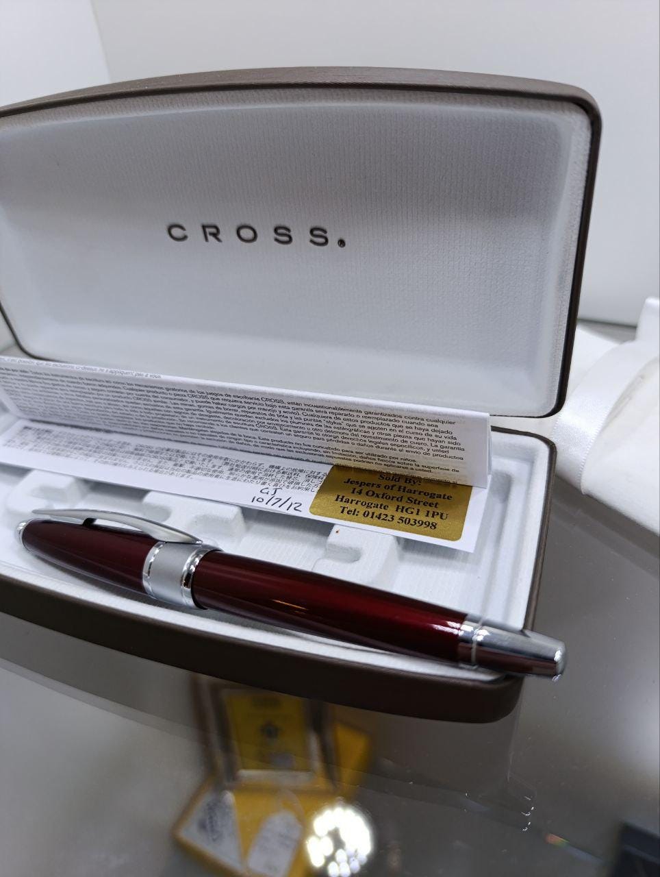 Cross Apogee Ballpoint Pen - Titian Red Lacquer