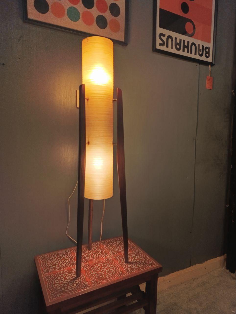 Vintage Novoplast "Rocket" Lamp - 1950s - Space Age Design