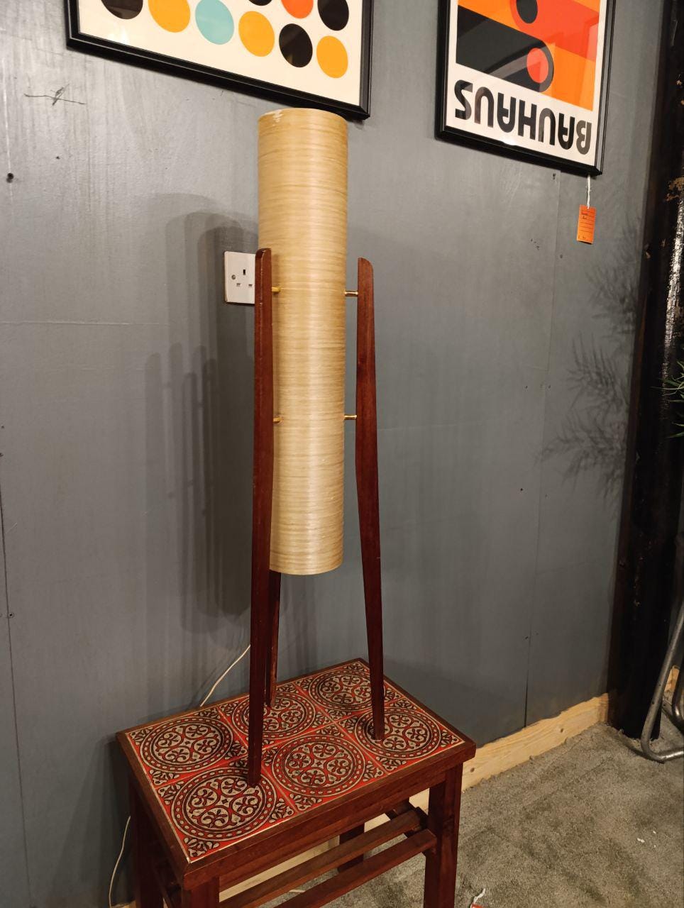 Vintage Novoplast "Rocket" Lamp - 1950s - Space Age Design