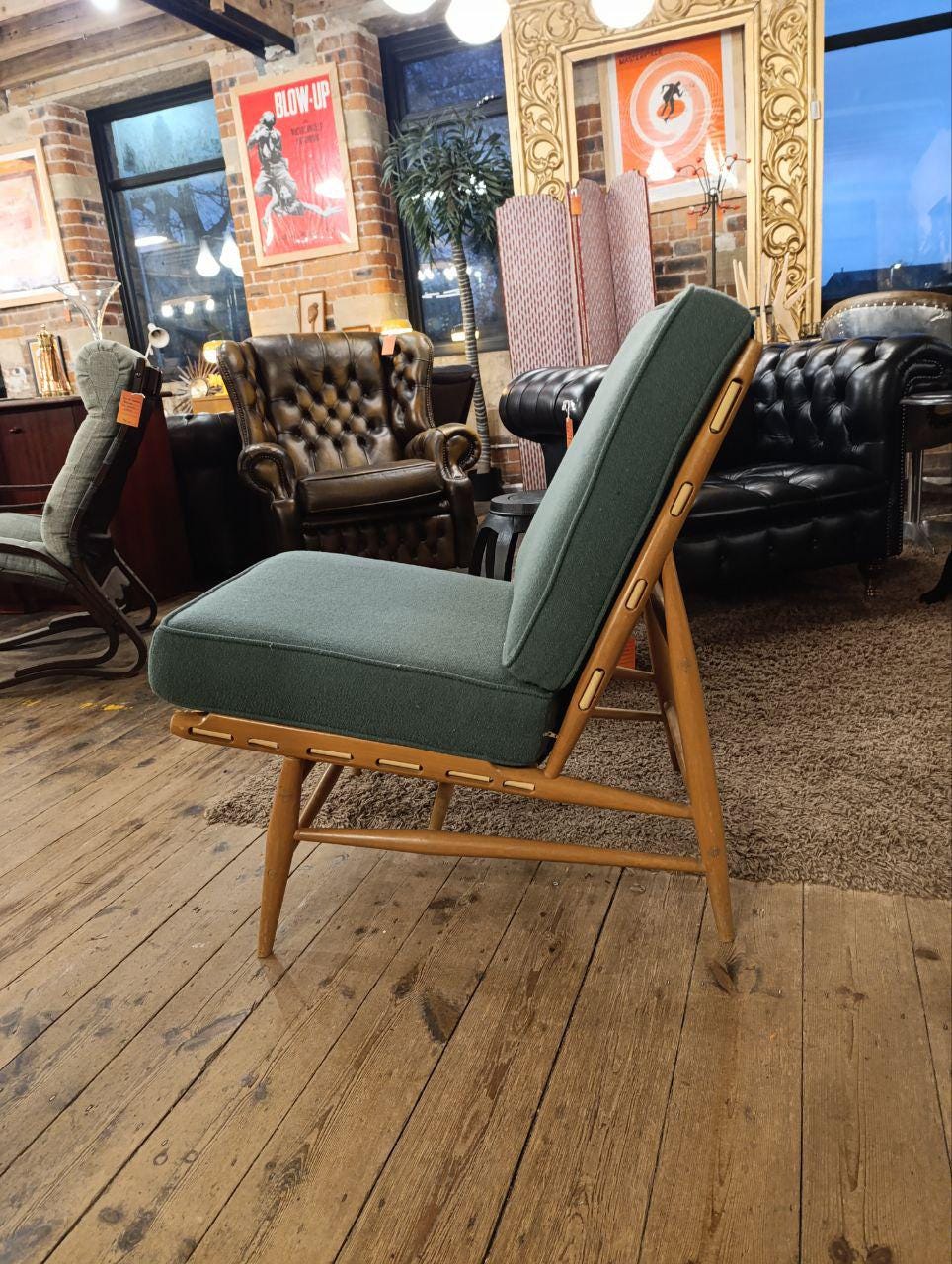 Rare Vintage Ercol 427 Easy Chair - 1960s - Newly Restored