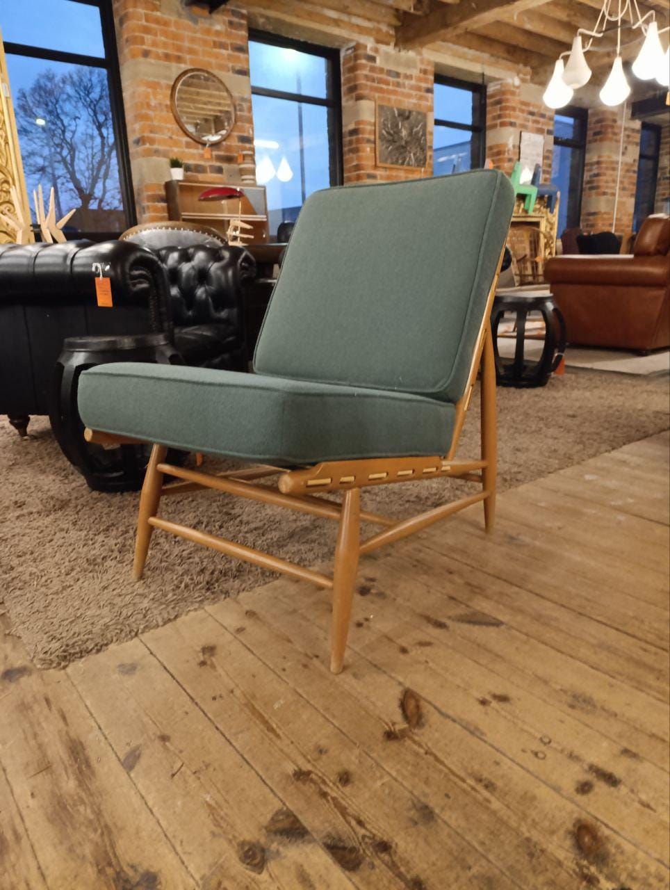 Rare Vintage Ercol 427 Easy Chair - 1960s - Newly Restored