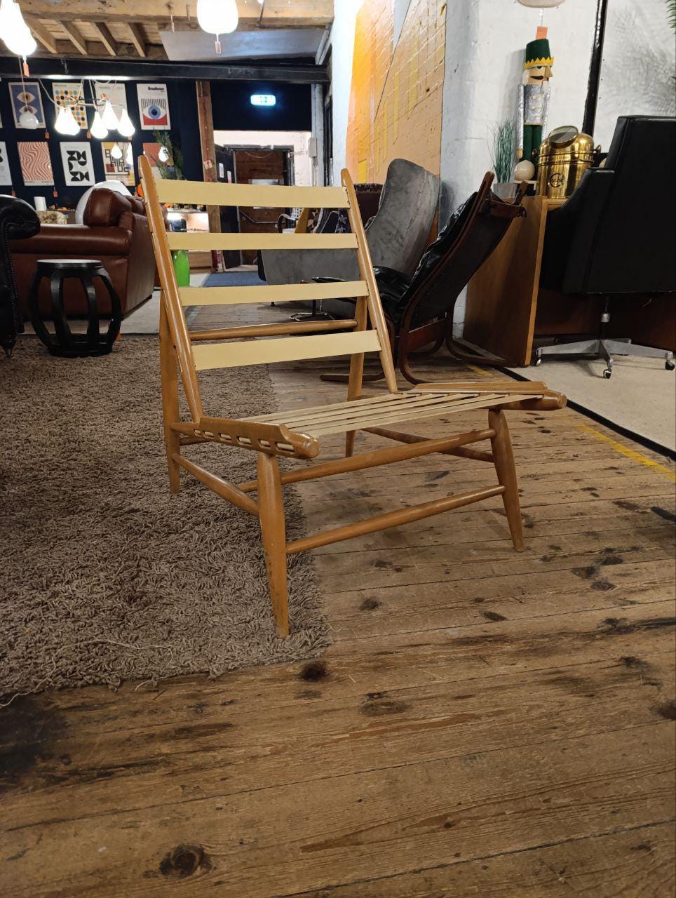 Rare Vintage Ercol 427 Easy Chair - 1960s - Newly Restored