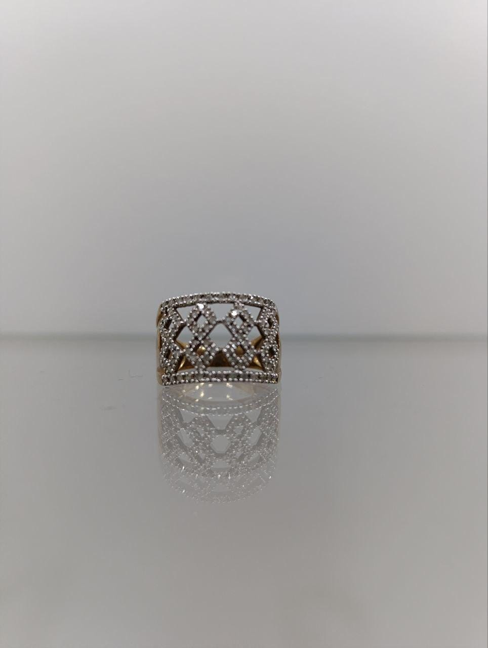 Dazzling 9ct Gold Diamond Cluster Ring - 0.5ct - Size P