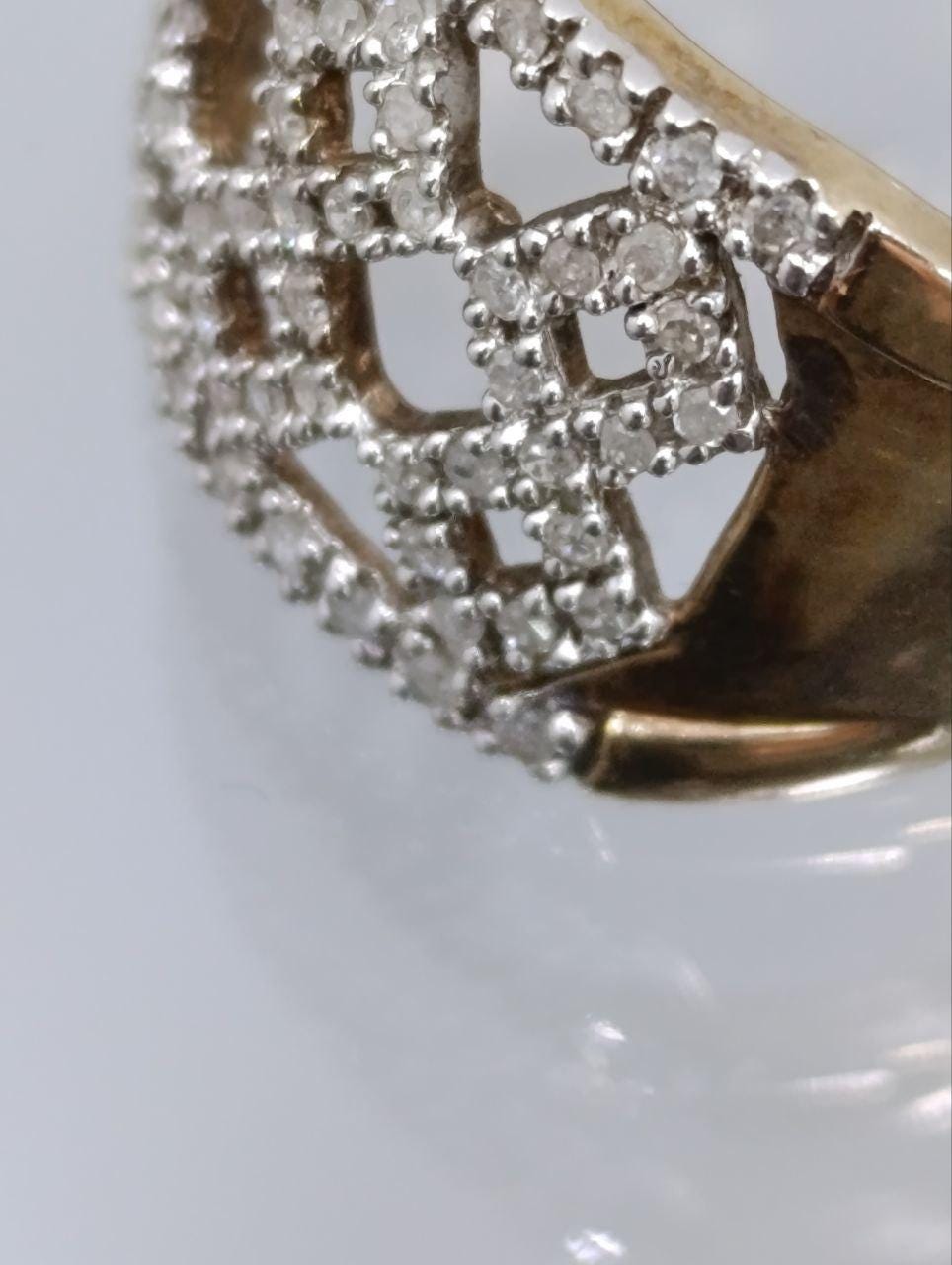 Dazzling 9ct Gold Diamond Cluster Ring - 0.5ct - Size P