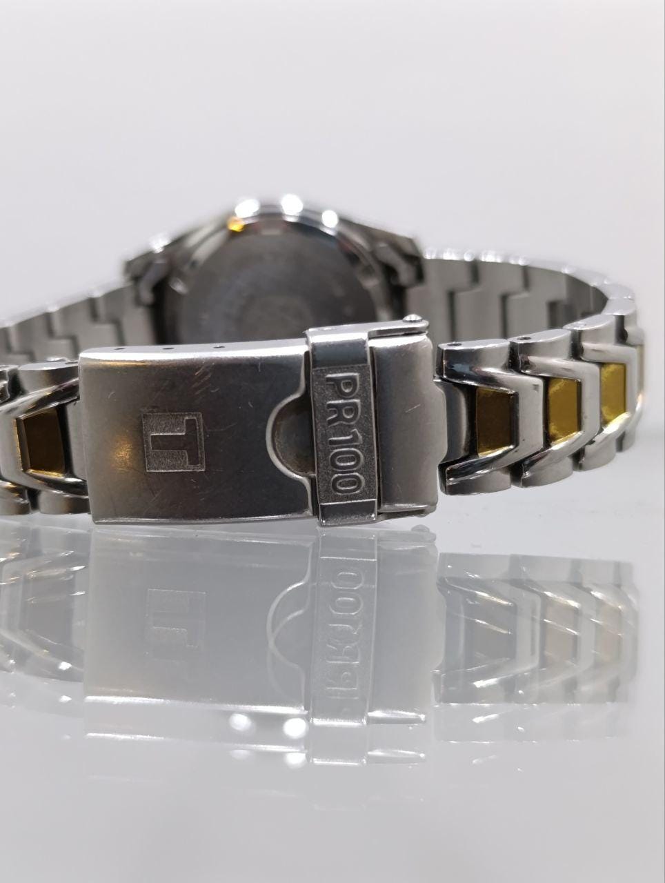 Vintage Tissot PR 100 Unisex Watch - Two-Tone - 36mm