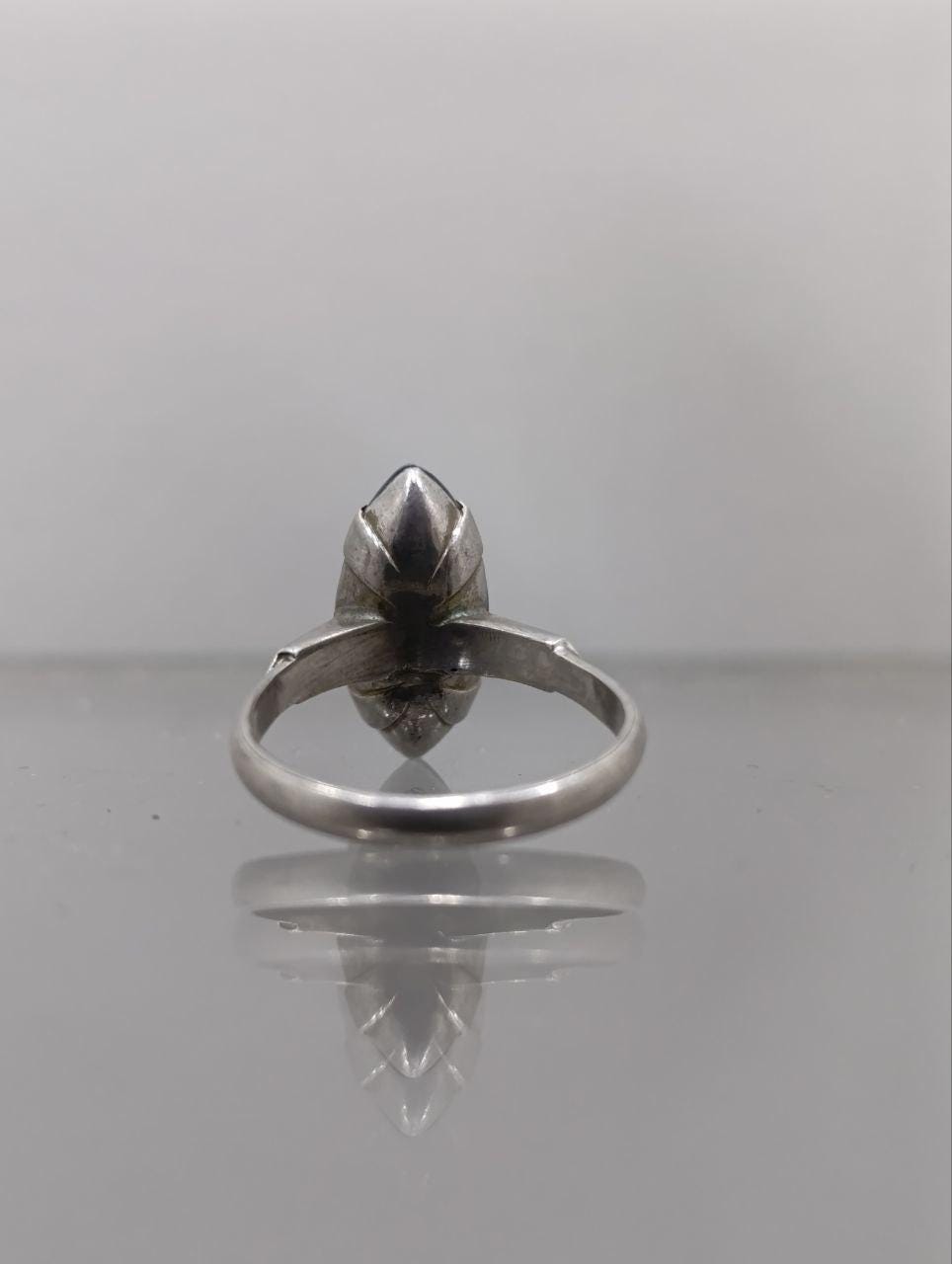 Vintage Wedgwood Jasperware Cameo Ring - Sterling Silver - Size M