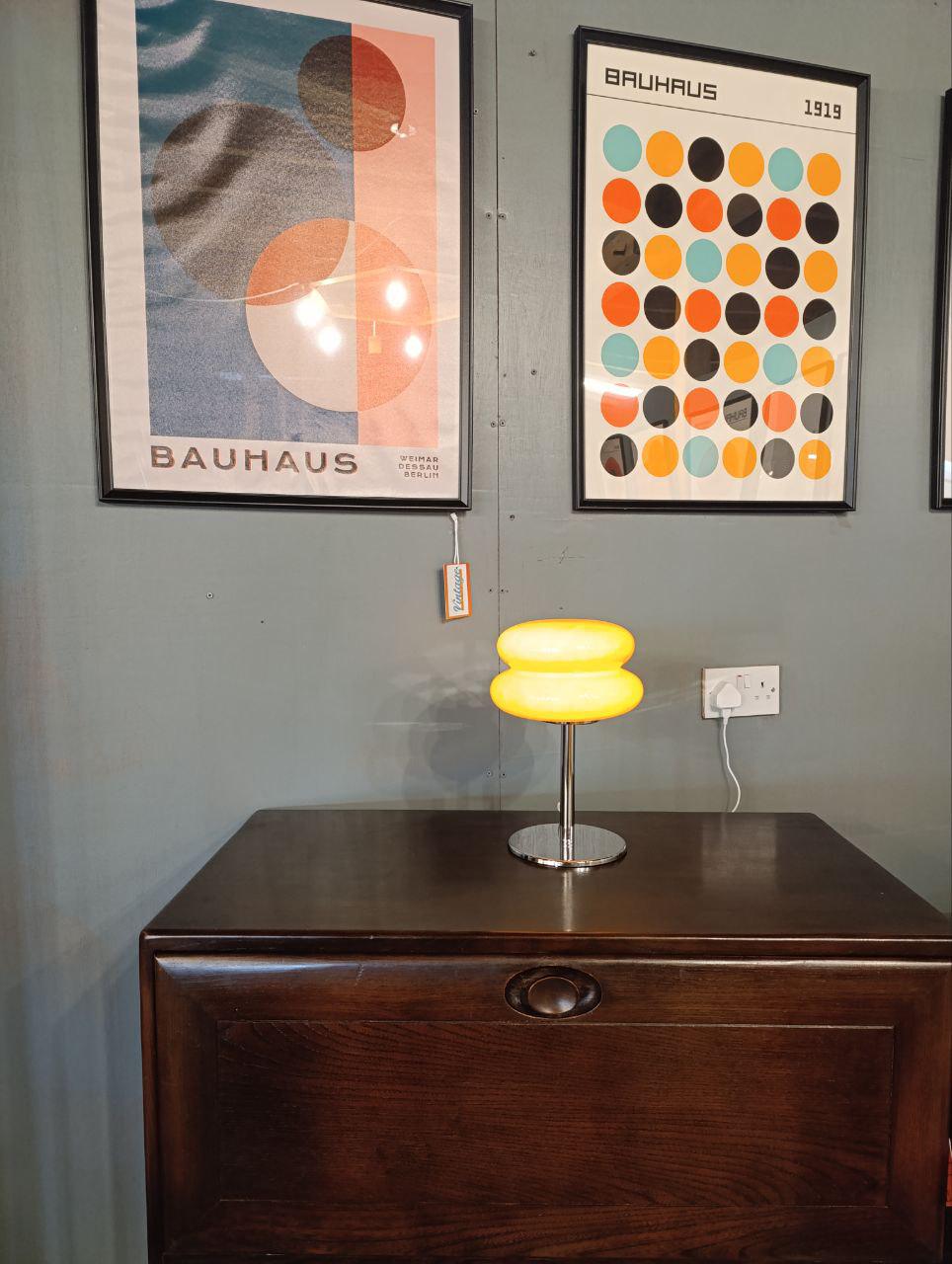 Bauhaus Mid Century Design LED Mushroom Lamp - Adjustable Lighting