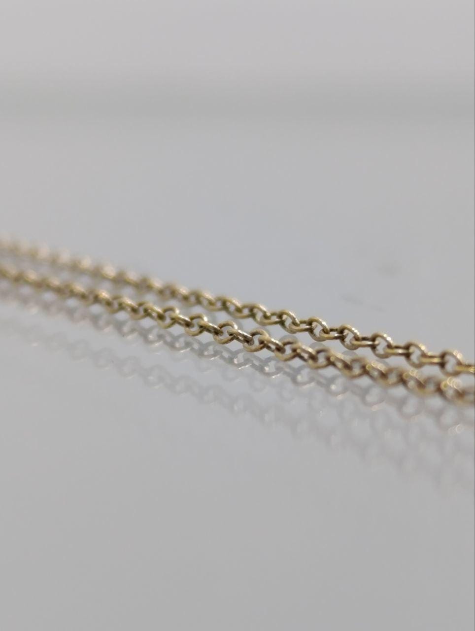 Vintage 9ct Gold & White Opal Pendant Necklace - Dainty Lace Design