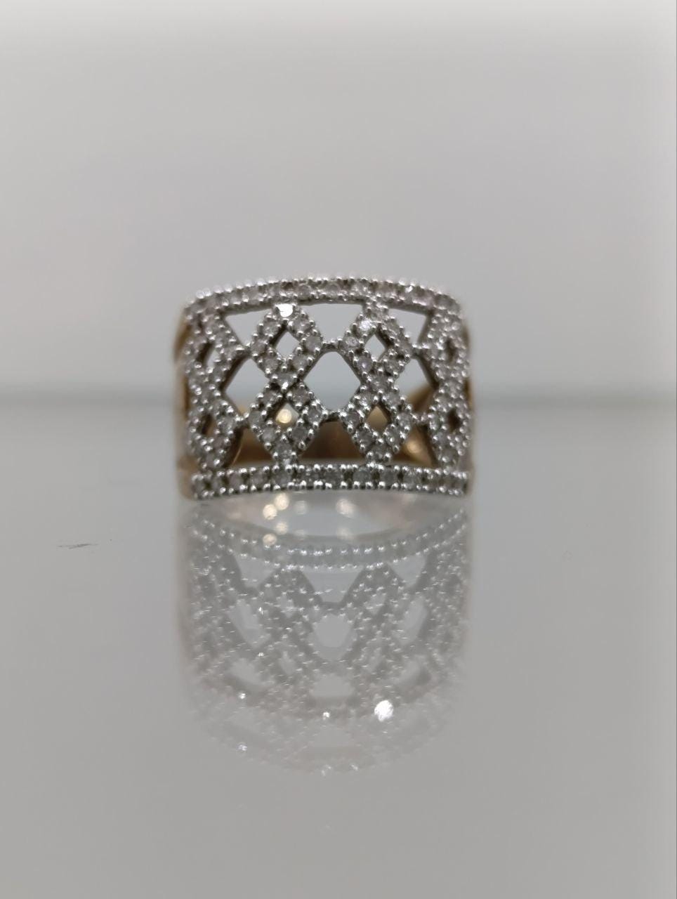 Dazzling 9ct Gold Diamond Cluster Ring - 0.5ct - Size P