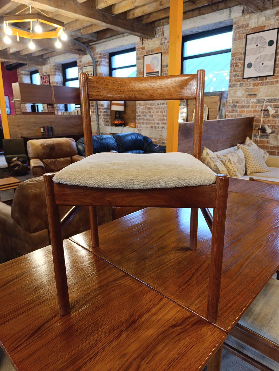 Kai Kristiansen Teak Dining Table & 4 Chairs - Mid-Century Modern