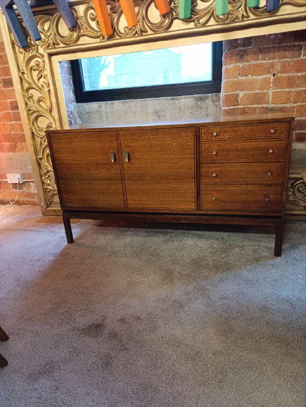 Mid-Century Teak Veneer Sideboard by Greaves & Thomas - Versatile Storage