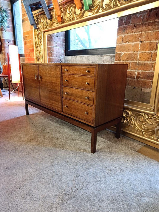 Mid-Century Teak Veneer Sideboard by Greaves & Thomas - Versatile Storage