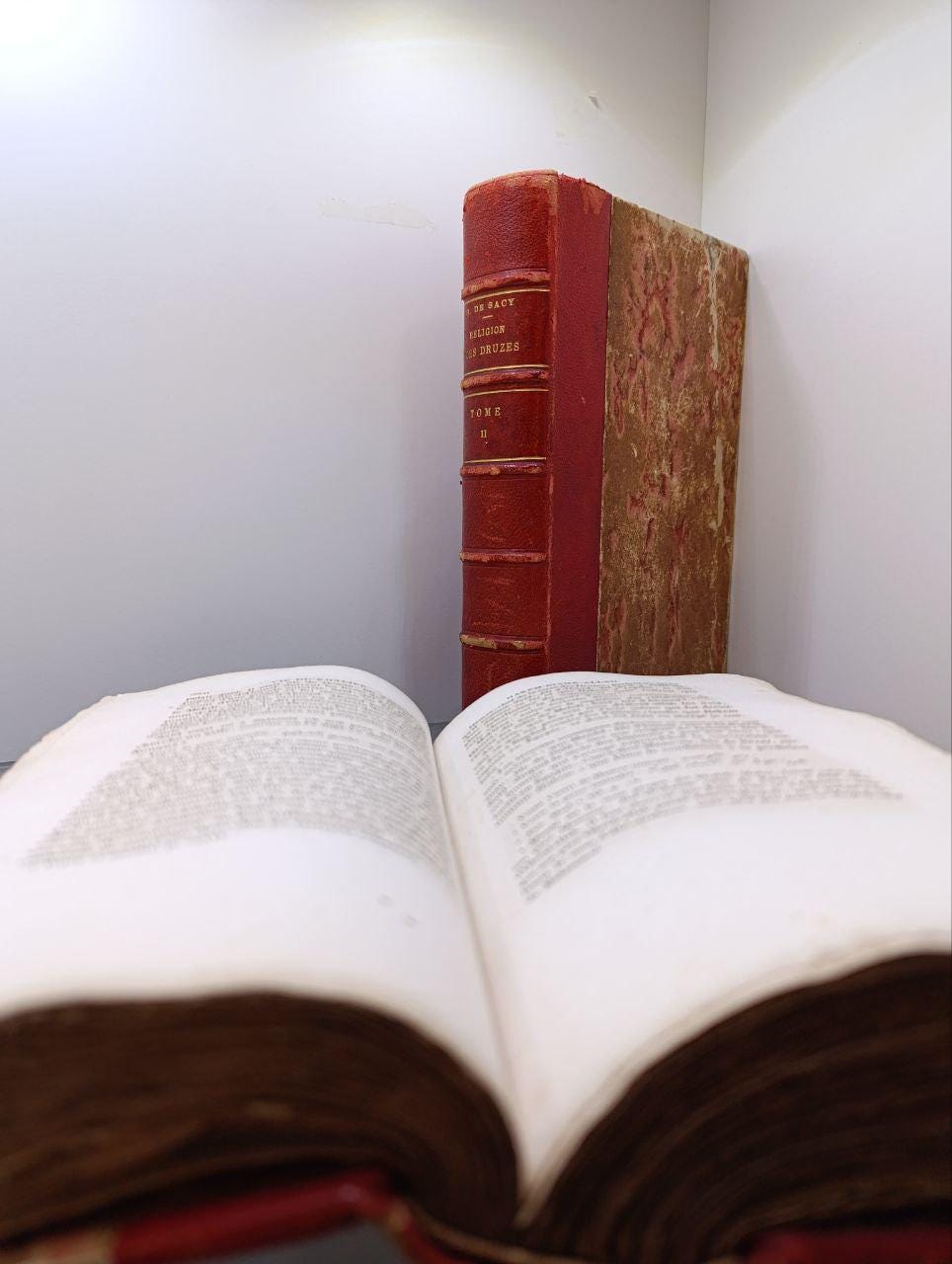 Rare 1838 First Edition of 'Exposé de la Religion des Druzes' by Silvestre de Sacy - 2 Volumes
