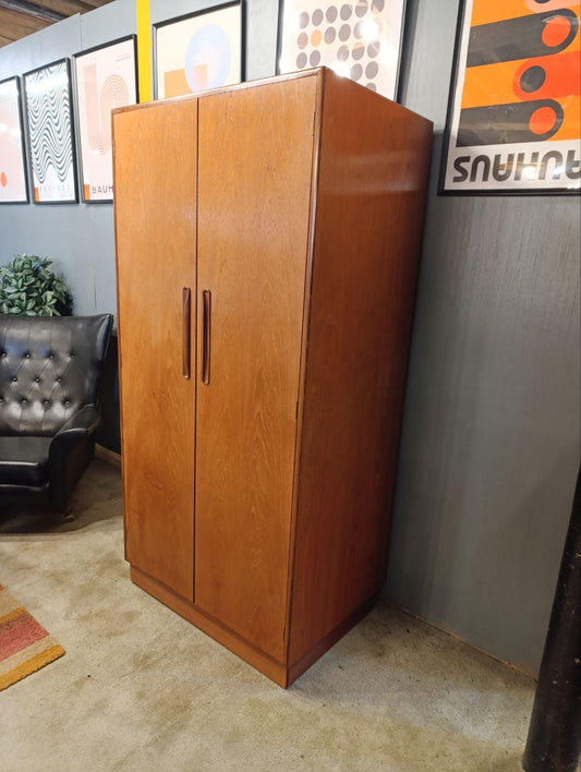 Mid-Century Modern G Plan Teak Armoire / Wardrobe - 1960s