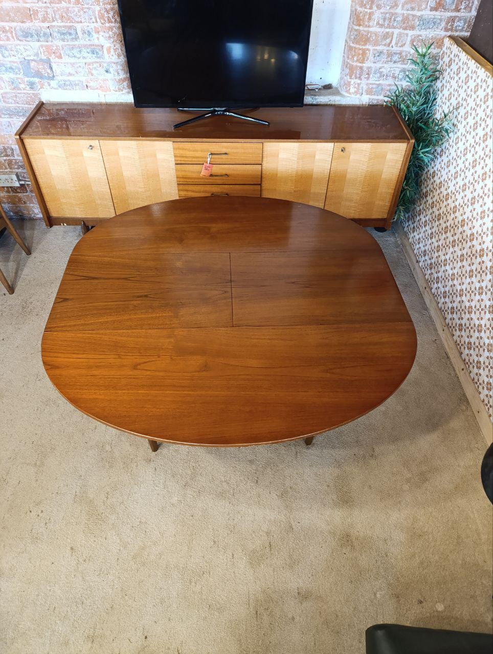 1960s Greaves & Thomas Extendable Dining Table with E. Gibb Chairs - Retro Dining Set, Seats 4-8