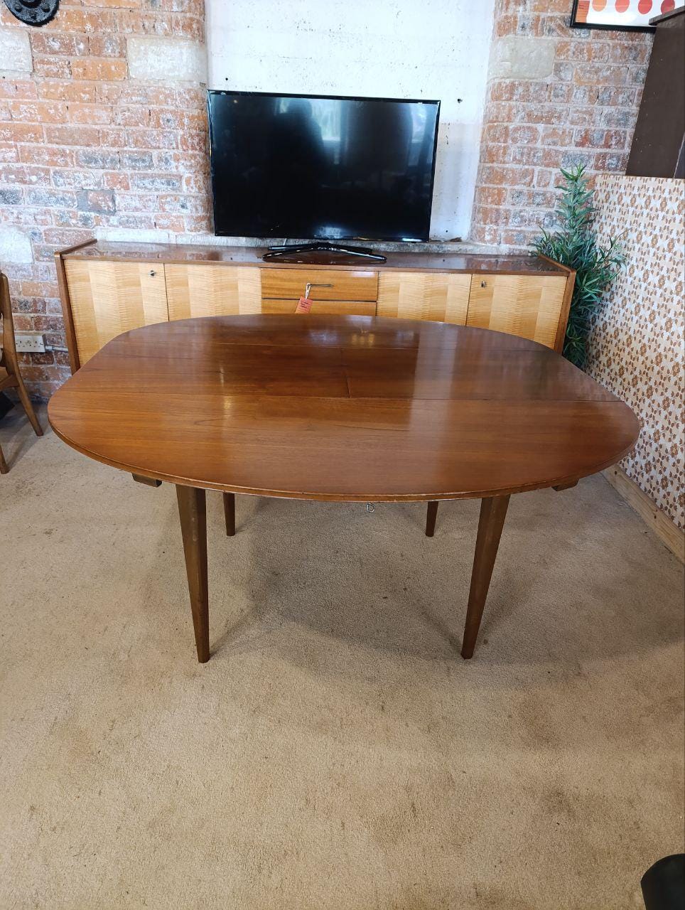 1960s Greaves & Thomas Extendable Dining Table with E. Gibb Chairs - Retro Dining Set, Seats 4-8