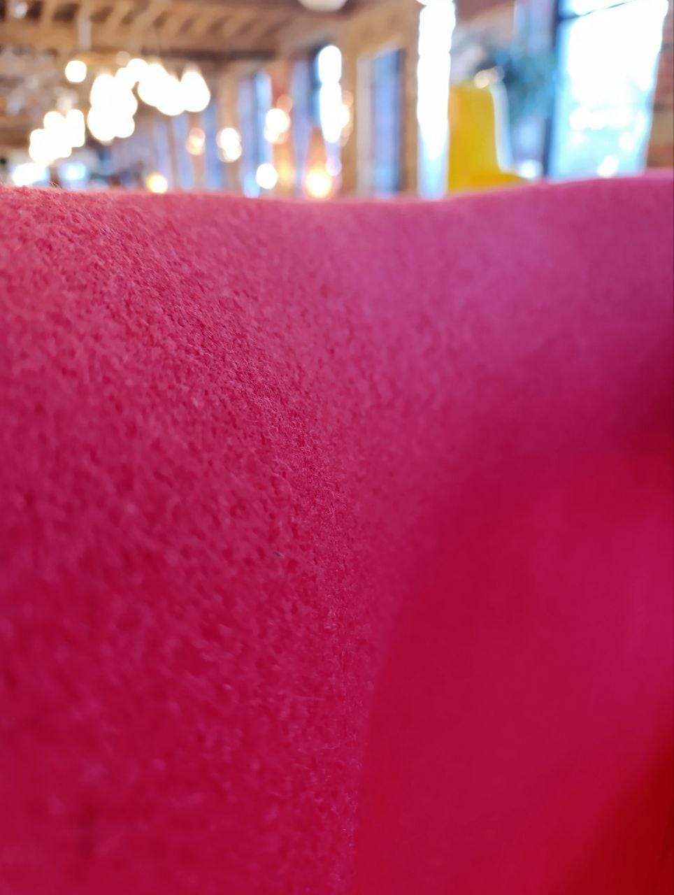Mid-Century Modern Egg Chair - Red Wool Upholstery, Swivel Base, 1960s Design