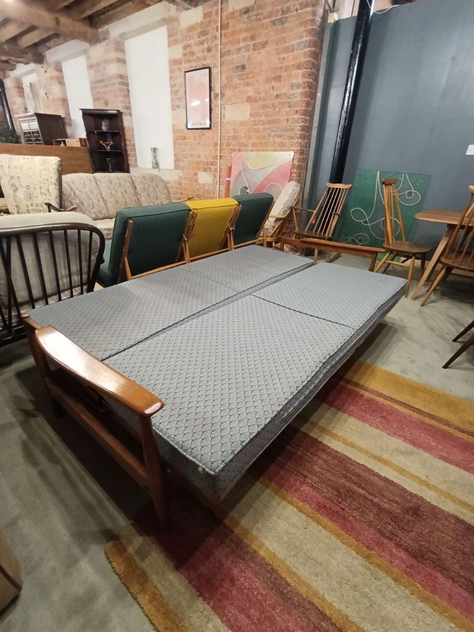 Vintage Guy Rogers Manhattan Sofa Bed - Reupholstered to Your Choice