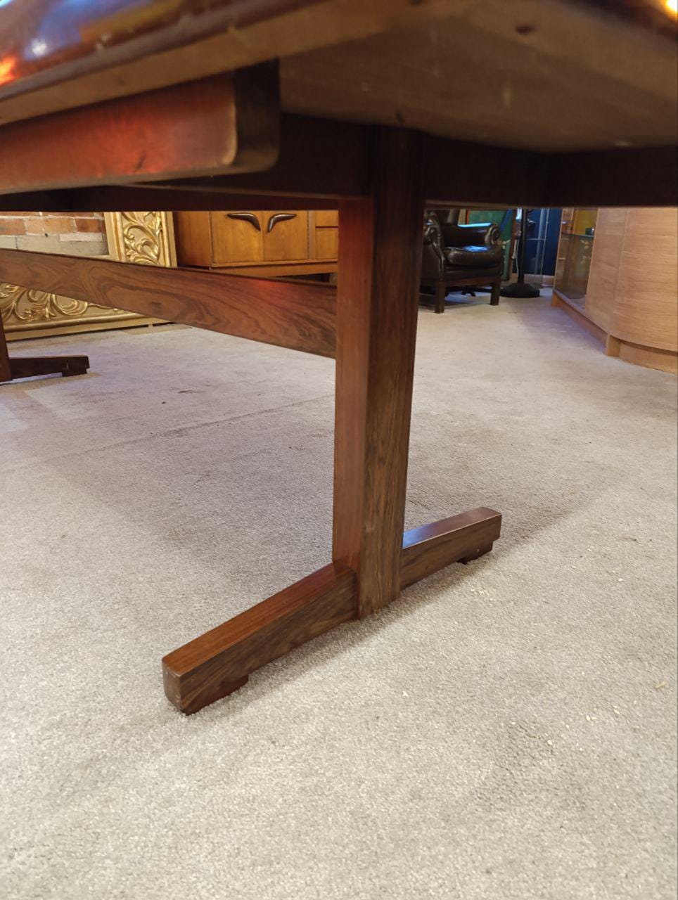 Spectacular Danish Rosewood And Walnut Burl Dining Table & 10 G Plan Chairs