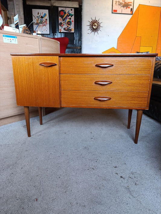 Mid-Century Teak Sideboard by Austinsuite - Compact Design, 1970s British Made