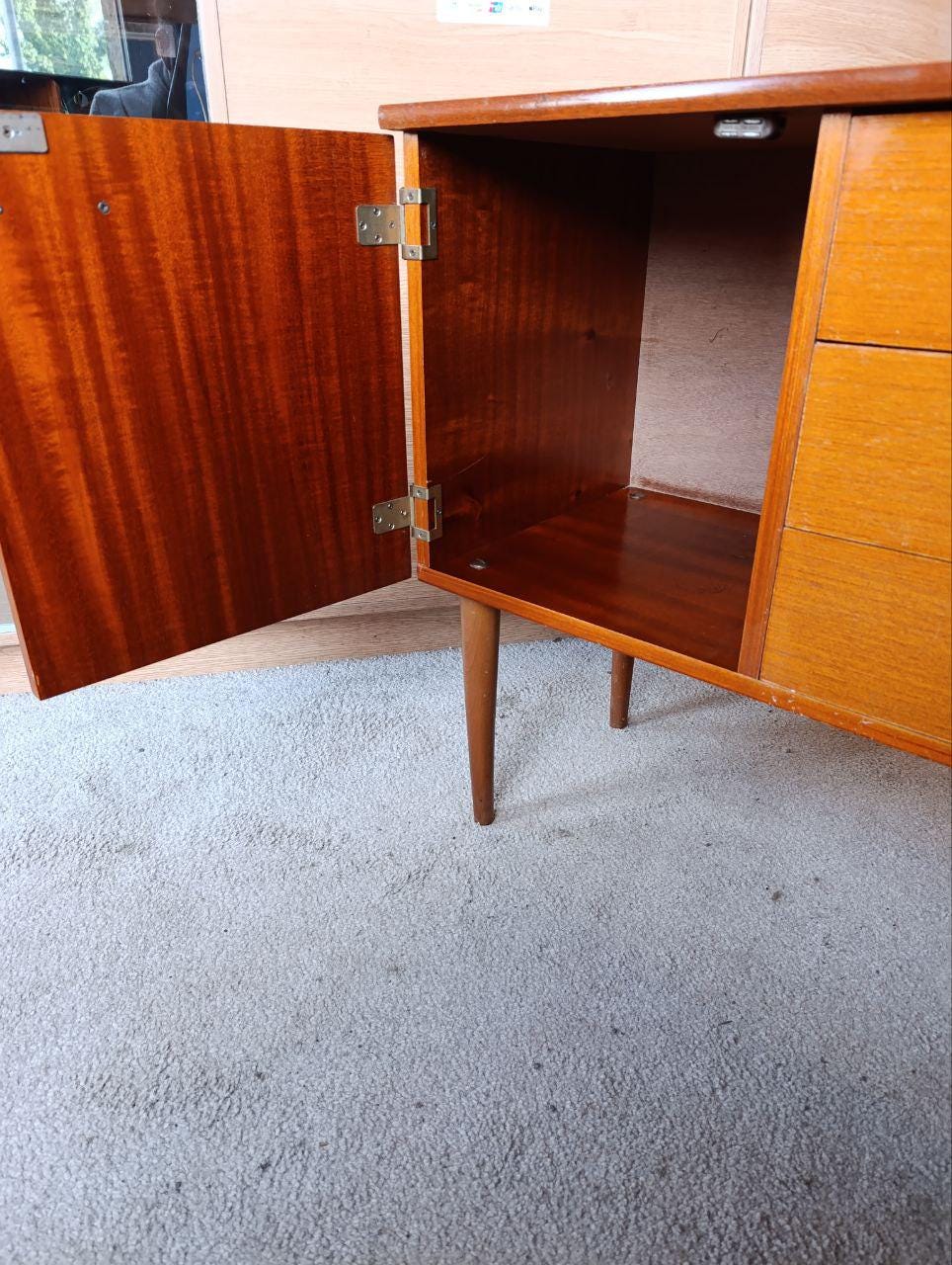 Mid-Century Teak Sideboard by Austinsuite - Compact Design, 1970s British Made