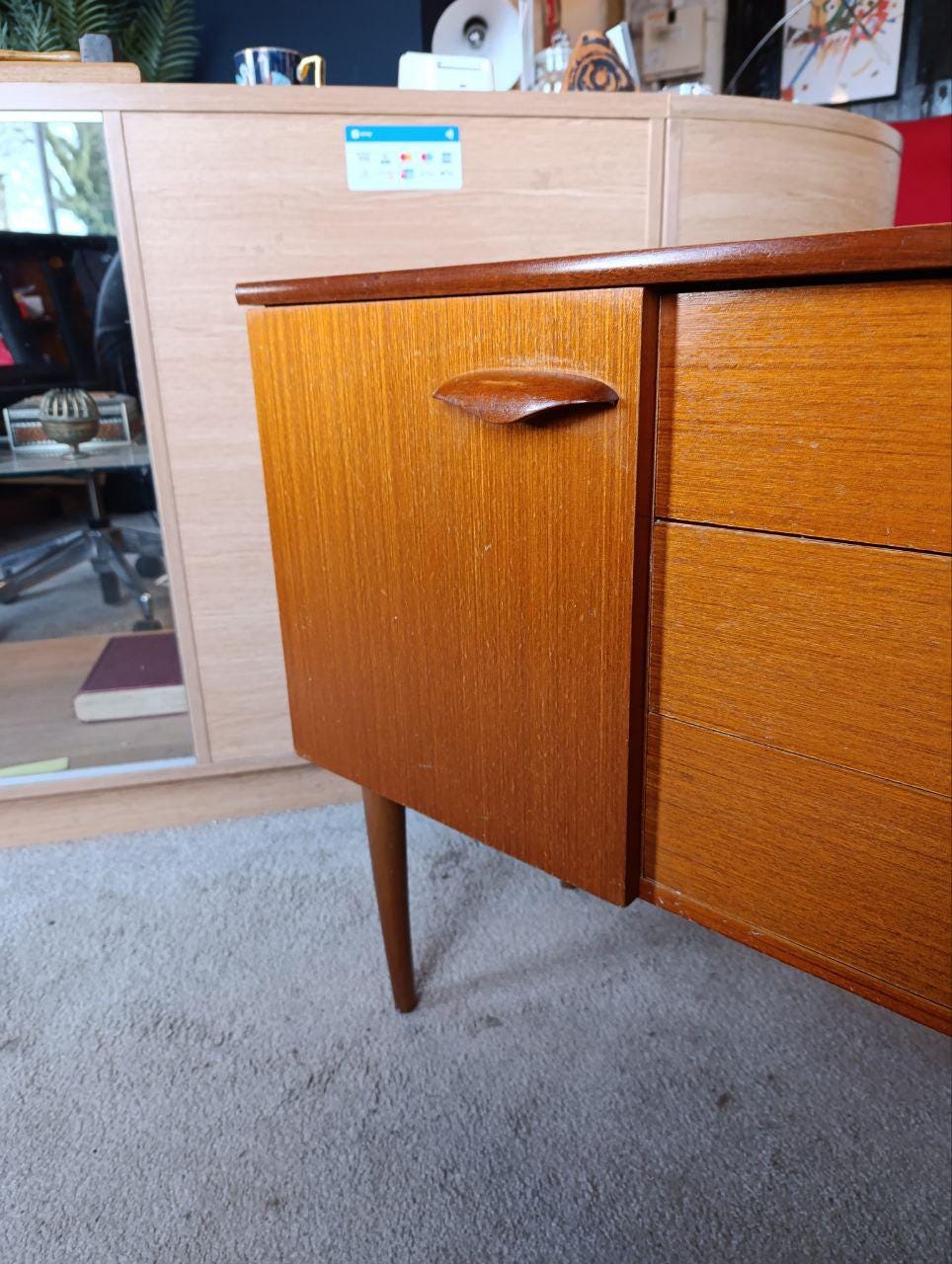 Mid-Century Teak Sideboard by Austinsuite - Compact Design, 1970s British Made