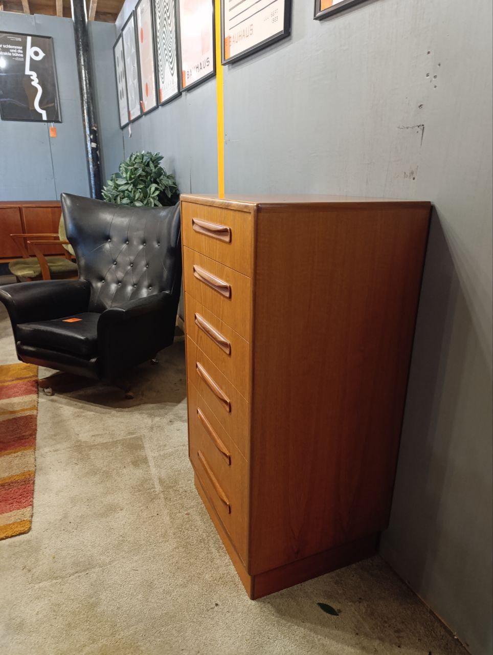G Plan Fresco Tallboy Chest of Drawers by Victor Wilkins - 1960s