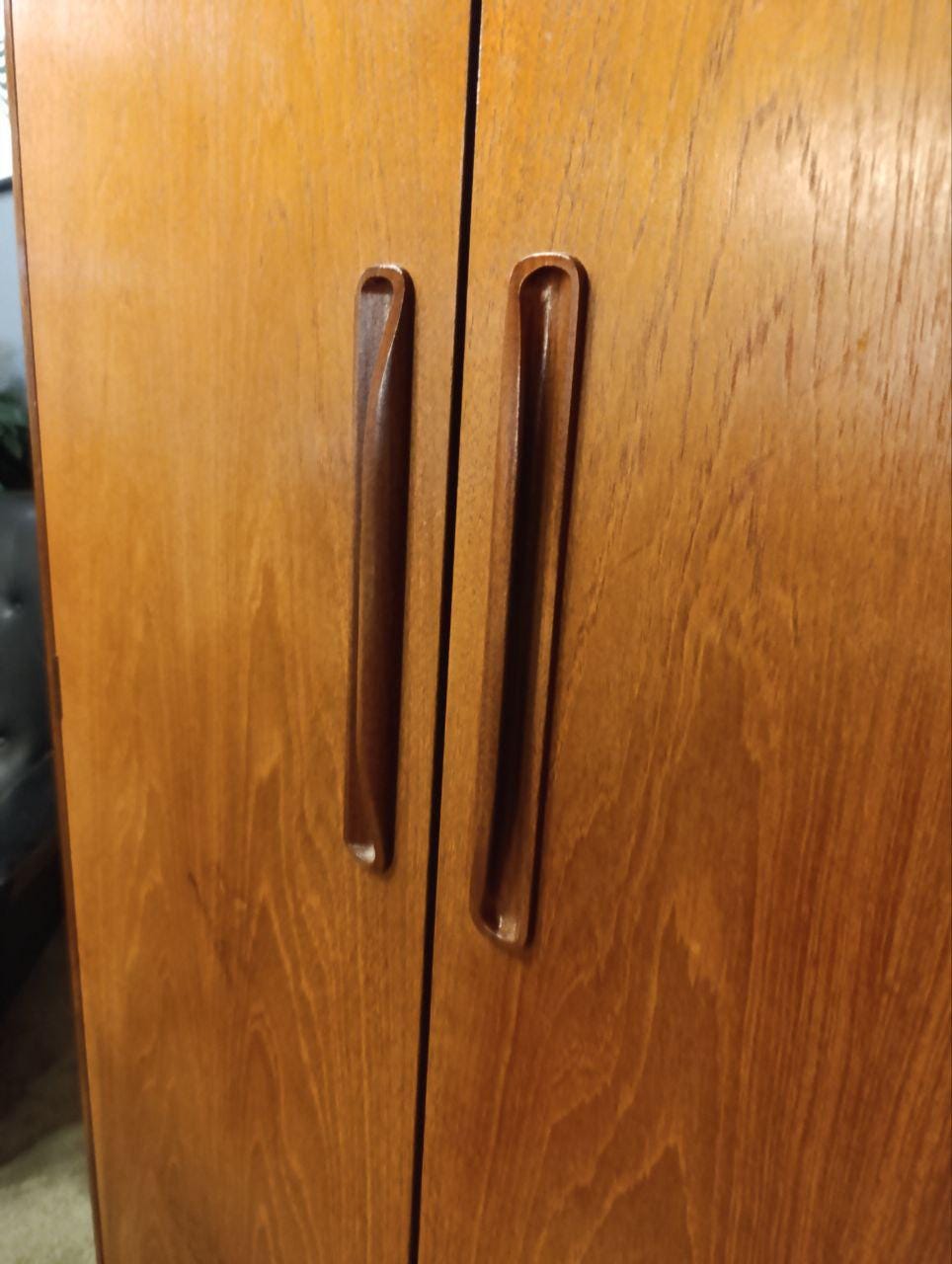 Mid-Century Modern G Plan Teak Armoire / Wardrobe - 1960s