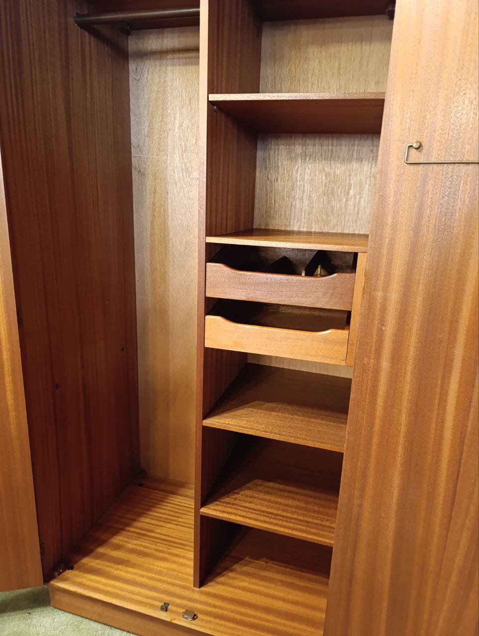 Mid-Century Modern G Plan Teak Armoire / Wardrobe - 1960s