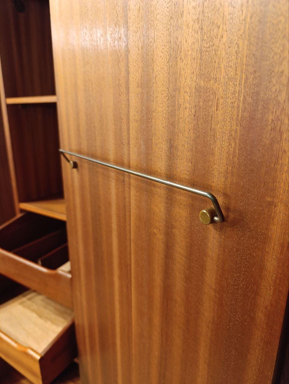 Mid-Century Modern G Plan Teak Armoire / Wardrobe - 1960s
