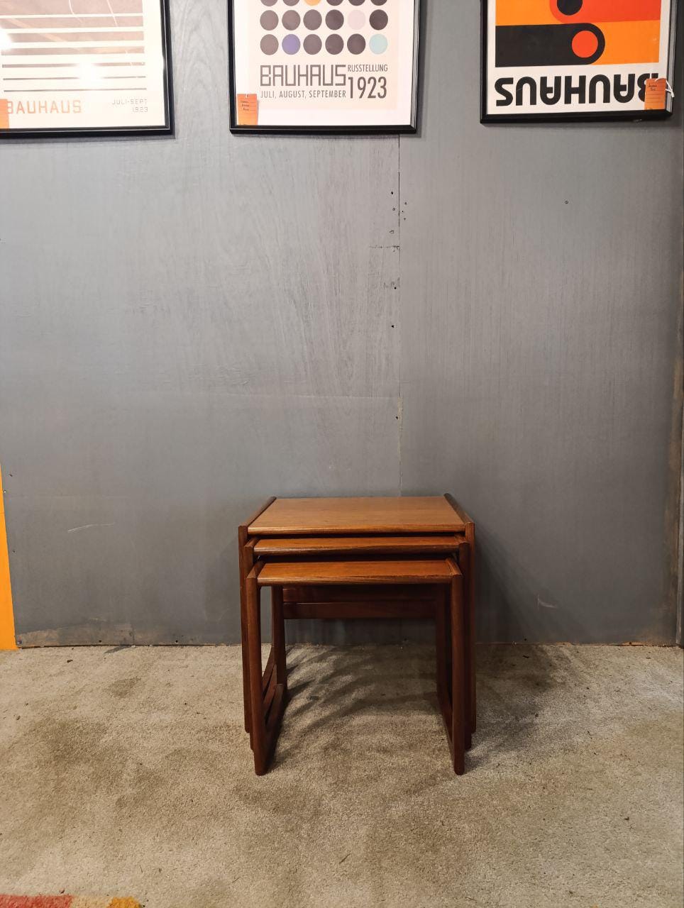 Mid-Century G-Plan Quadrille Nesting Tables - Vintage Teak Nest of Tables, 1960s Retro Design