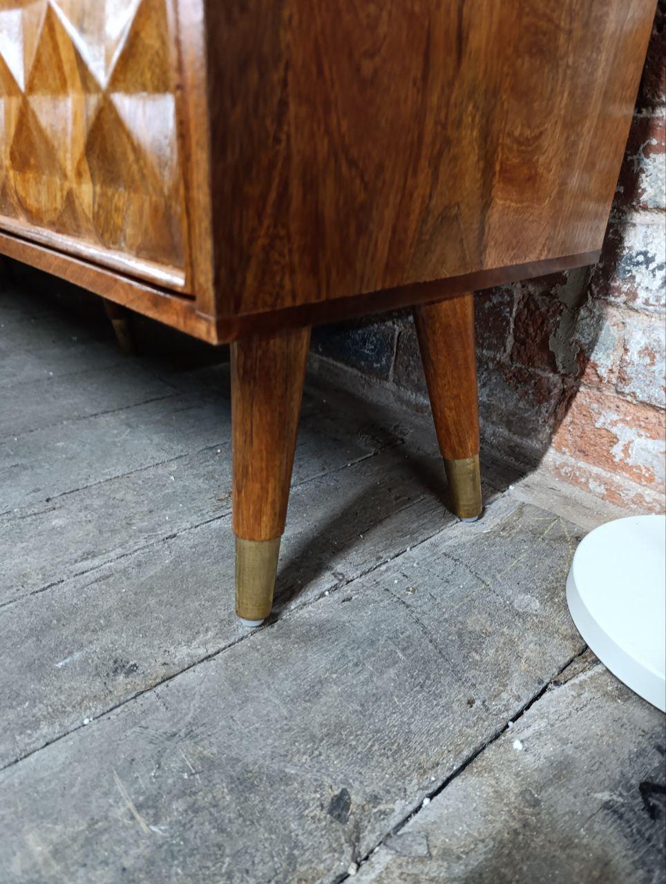 Mid-Century Franklin Sideboard by Swoon for John Lewis - Geometric Marquetry Design, Acacia Wood