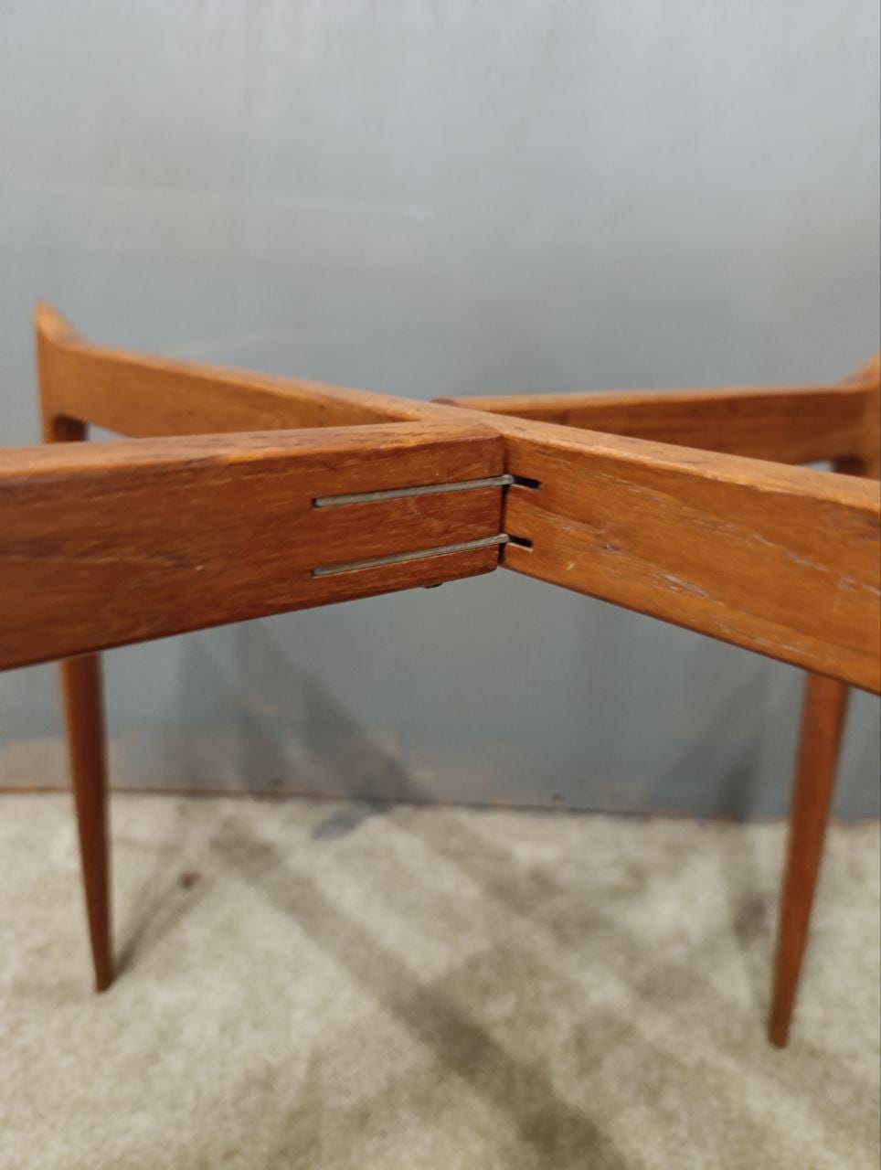 Danish Teak Tray Table 'Model 4508' by Willumsen & Engholm for Fritz Hansen - 1958 Design, Minimalist Elegance