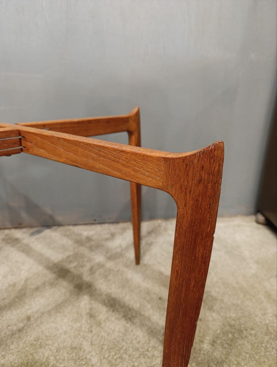 Danish Teak Tray Table 'Model 4508' by Willumsen & Engholm for Fritz Hansen - 1958 Design, Minimalist Elegance