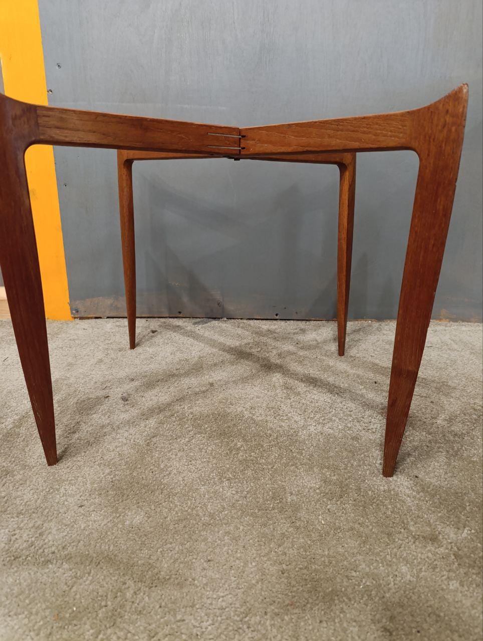 Danish Teak Tray Table 'Model 4508' by Willumsen & Engholm for Fritz Hansen - 1958 Design, Minimalist Elegance