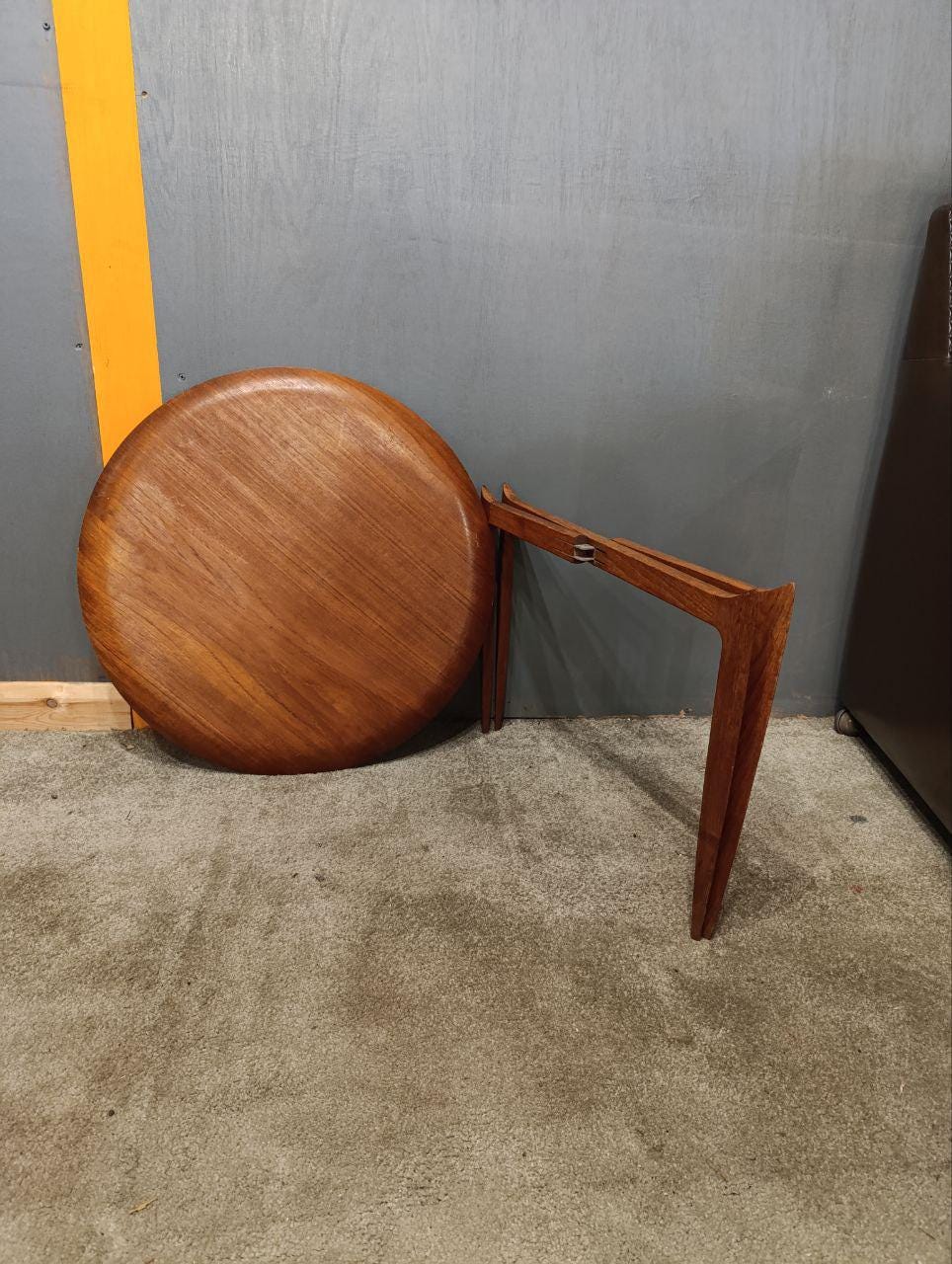 Danish Teak Tray Table 'Model 4508' by Willumsen & Engholm for Fritz Hansen - 1958 Design, Minimalist Elegance