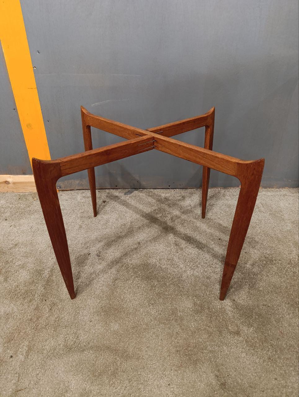 Danish Teak Tray Table 'Model 4508' by Willumsen & Engholm for Fritz Hansen - 1958 Design, Minimalist Elegance