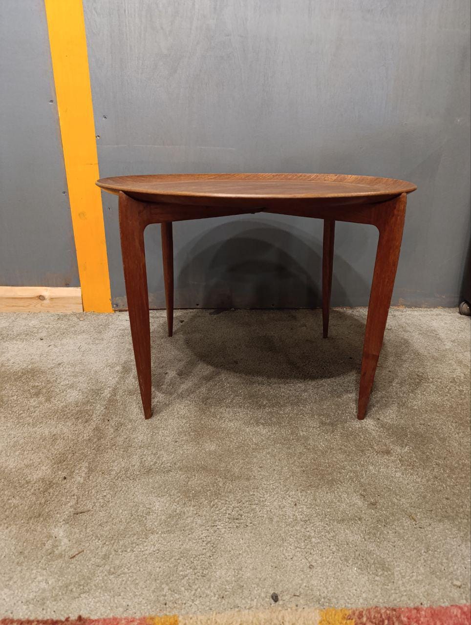 Danish Teak Tray Table 'Model 4508' by Willumsen & Engholm for Fritz Hansen - 1958 Design, Minimalist Elegance