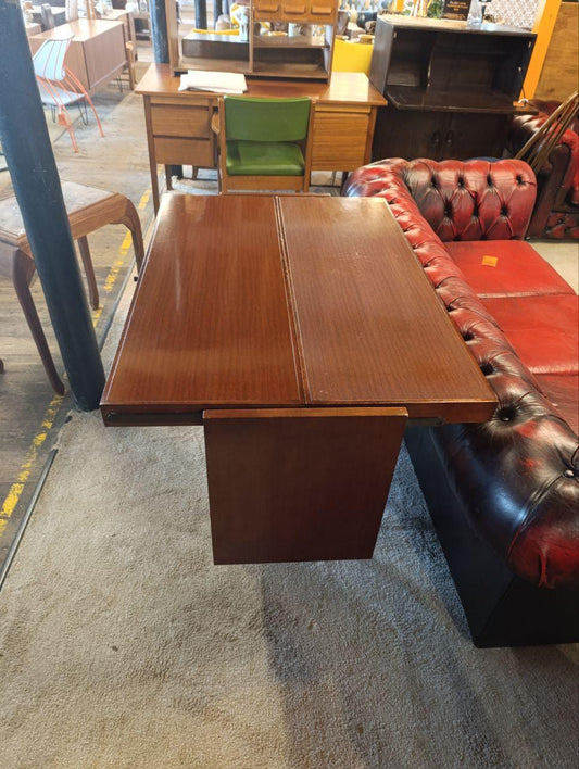 Vintage Besway Teak Metamorphic Drinks Trolley/Dining Table - 1970