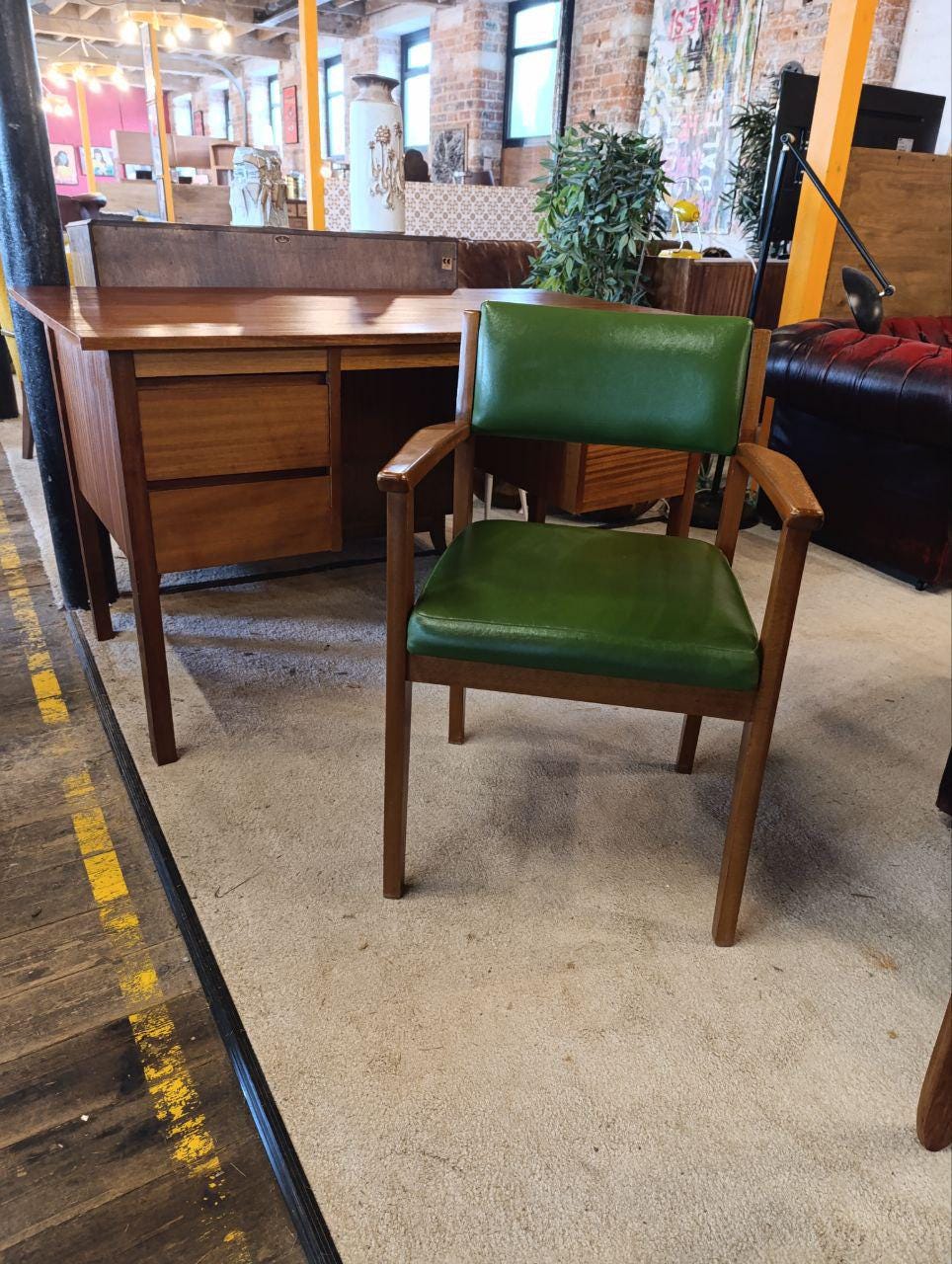 Vintage 1970s Mid-Century Teak Desk by Verco - Sleek & Functional
