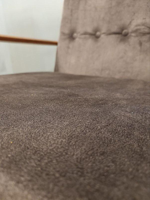 Vintage 1960s British Cintique Armchair - Restored Beech & Brown Wool (Pair Available)