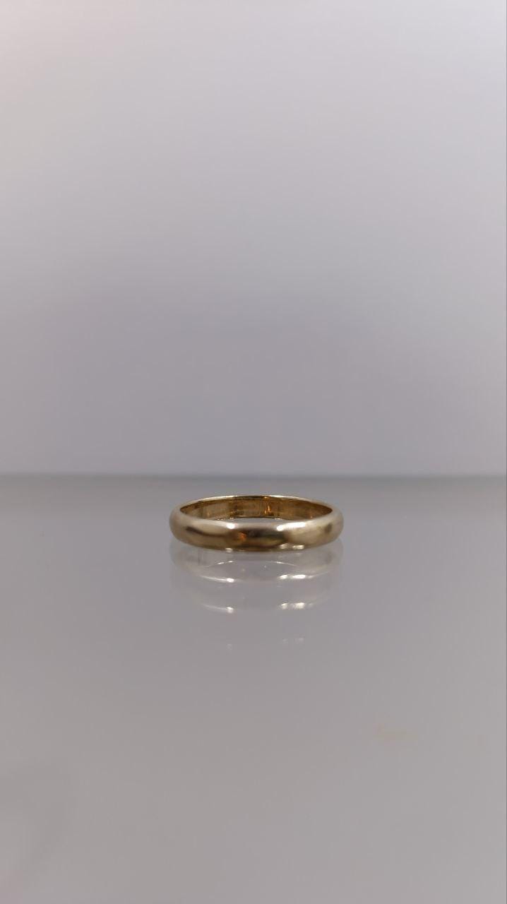 Vintage 1962 9ct Yellow Gold Wedding Band - London Hallmarked